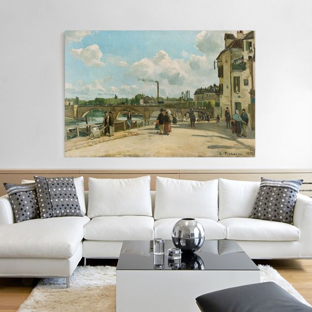Print on canvas - Camille Pissarro - View Of Pontoise