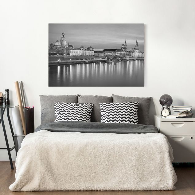 Print on canvas - Canaletto's View At Night II