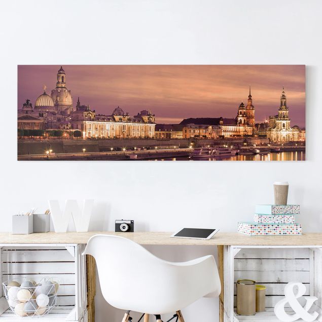 Print on canvas - Canaletto Dresden