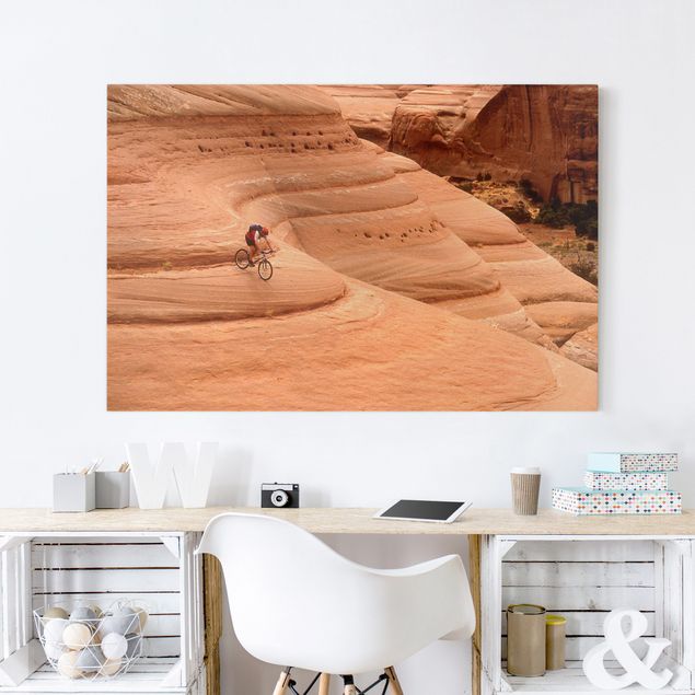 Print on canvas - Canyon Down Hill