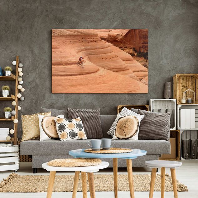 Print on canvas - Canyon Down Hill