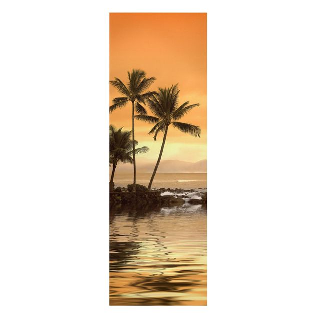 Print on canvas - Caribbean Sunset I