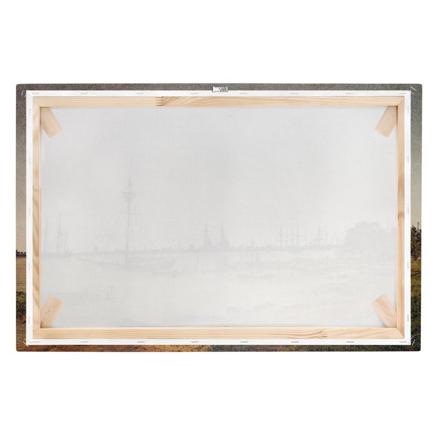 Print on canvas - Caspar David Friedrich - Harbor at Moonlight
