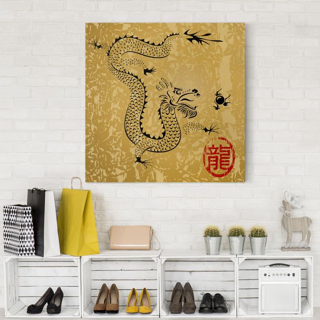 Print on canvas - Chinese Dragon
