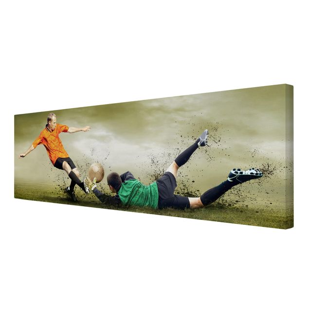 Print on canvas - Clash Of The Football Players
