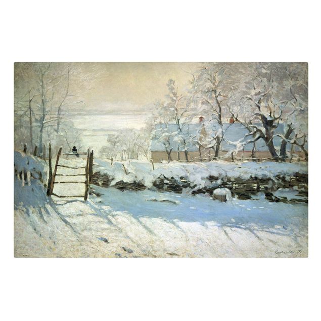 Print on canvas - Claude Monet - The Magpie