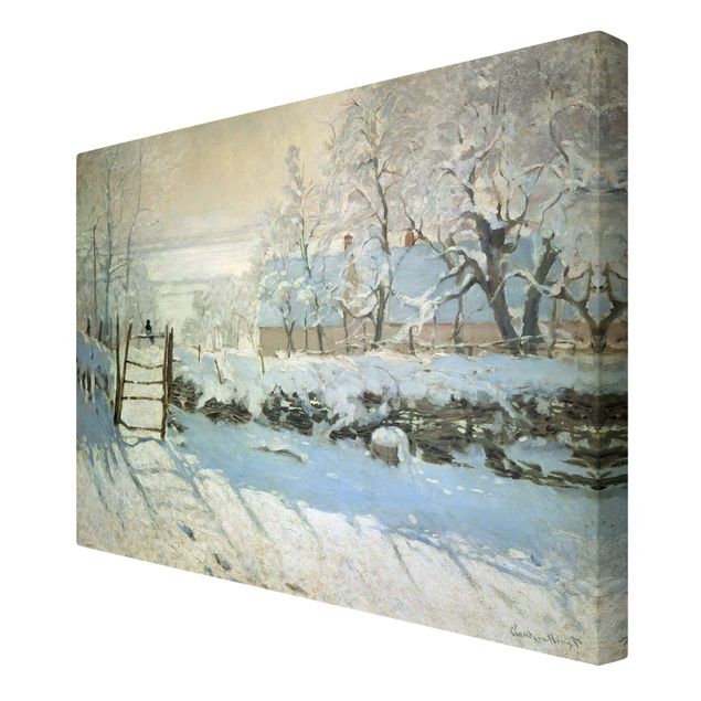Print on canvas - Claude Monet - The Magpie