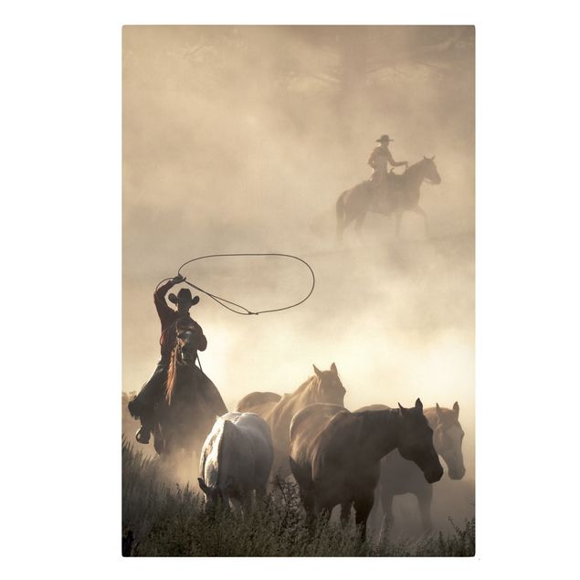 Print on canvas - Cowboys
