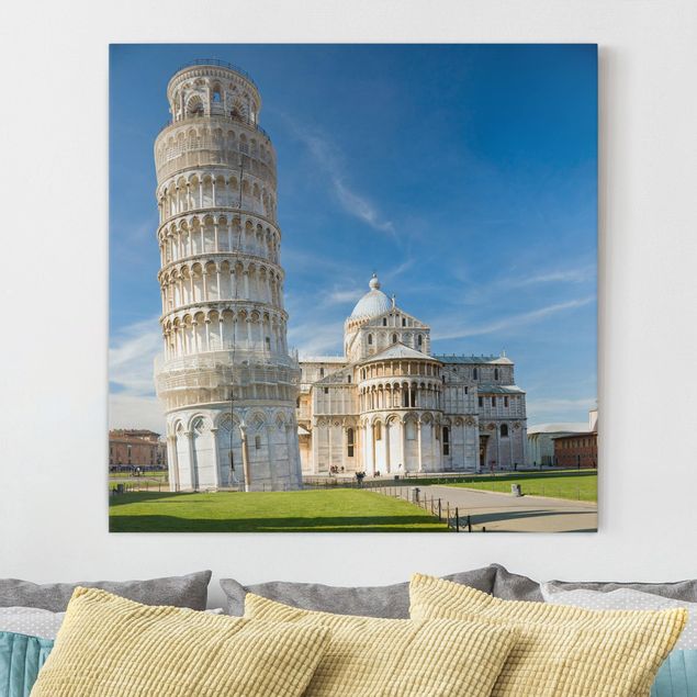 Print on canvas - The Leaning Tower of Pisa