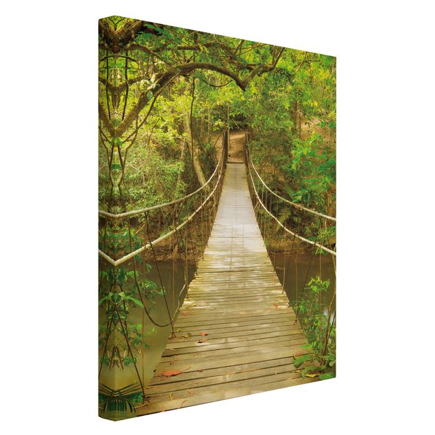 Print on canvas - Jungle Bridge