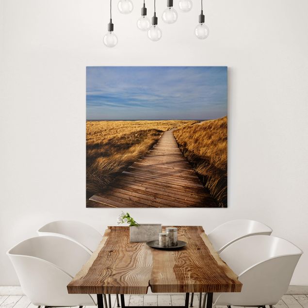 Print on canvas - Dune Path On Sylt