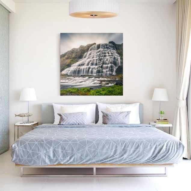 Print on canvas - Dynjandi Waterfall