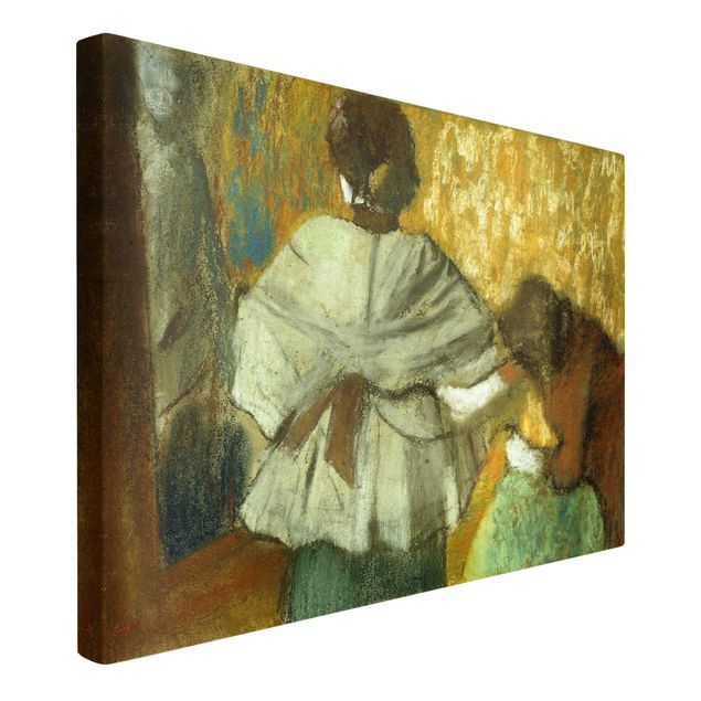Print on canvas - Edgar Degas - milliner