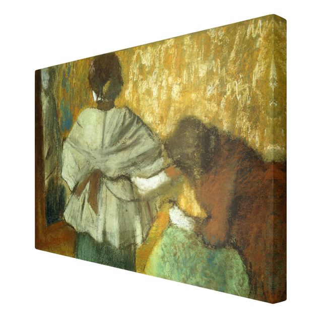 Print on canvas - Edgar Degas - milliner
