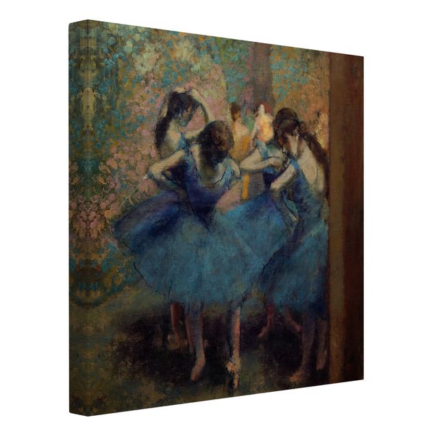 Print on canvas - Edgar Degas - Blue Dancers