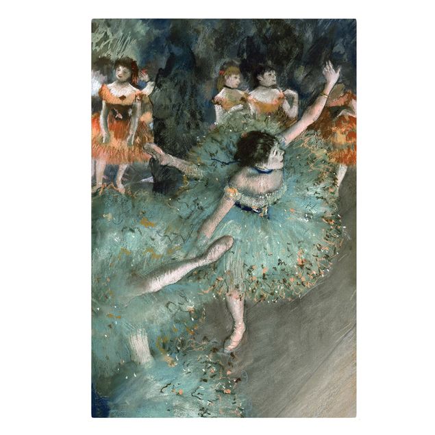 Print on canvas - Edgar Degas - Dancers in Green
