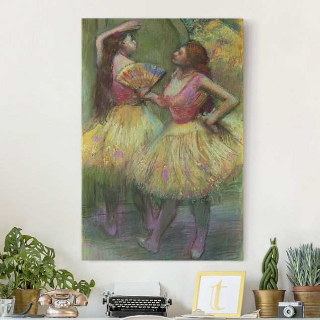 Print on canvas - Edgar Degas - Two Dancers Before Going On Stage