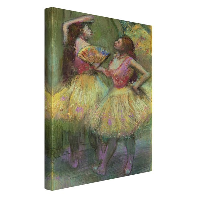 Print on canvas - Edgar Degas - Two Dancers Before Going On Stage