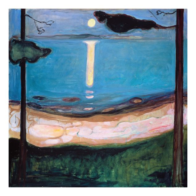 Print on canvas - Edvard Munch - Moon Night