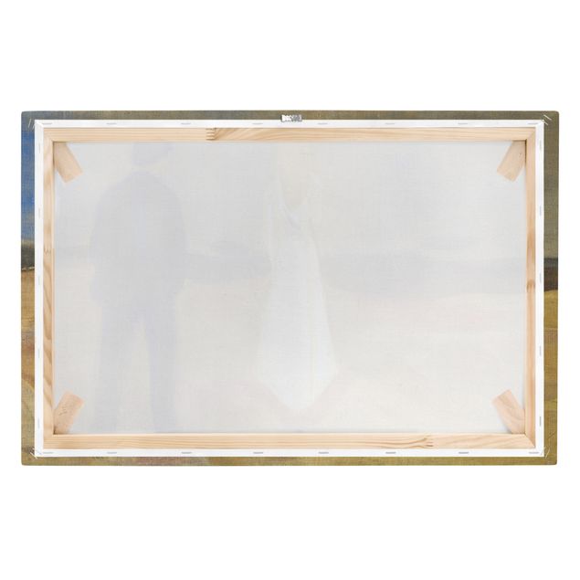 Print on canvas - Edvard Munch - Two humans. The Lonely (Reinhardt-Fries)