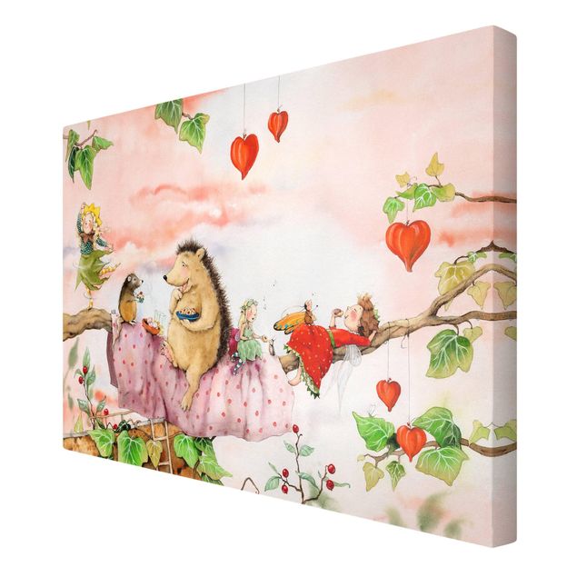 Print on canvas - Little Strawberry Strawberry Fairy - On The Road