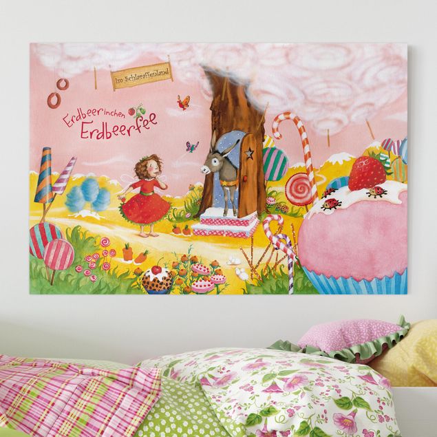 Print on canvas - Little Strawberry Strawberry Fairy - Cockaigne