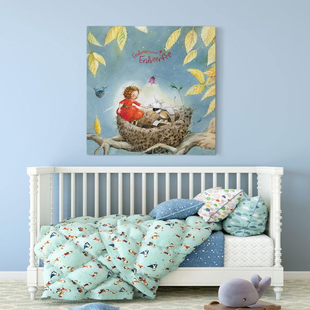 Print on canvas - Little Strawberry Strawberry Fairy - Sparrow