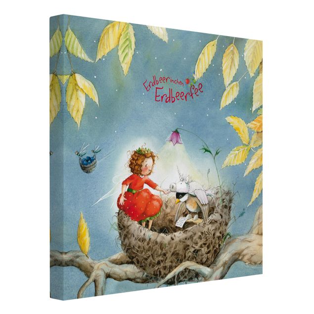 Print on canvas - Little Strawberry Strawberry Fairy - Sparrow