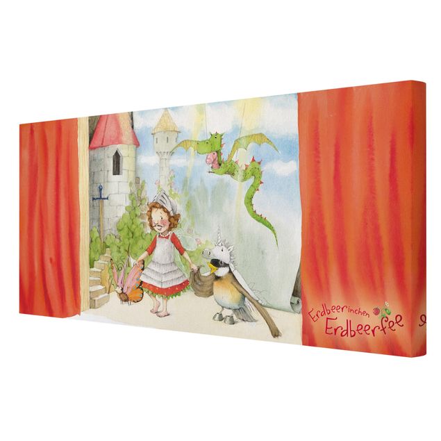 Print on canvas - Little Strawberry Strawberry Fairy - Drama