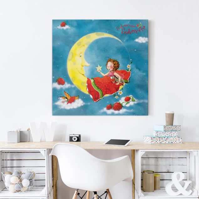 Print on canvas - Little Strawberry Strawberry Fairy - Sweet Dreams