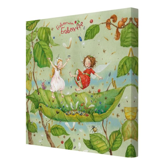 Print on canvas - Little Strawberry Strawberry Fairy - Trampoline