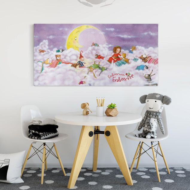 Print on canvas - Little Strawberry Strawberry Fairy - Above The Clouds