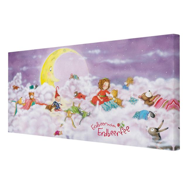 Print on canvas - Little Strawberry Strawberry Fairy - Above The Clouds