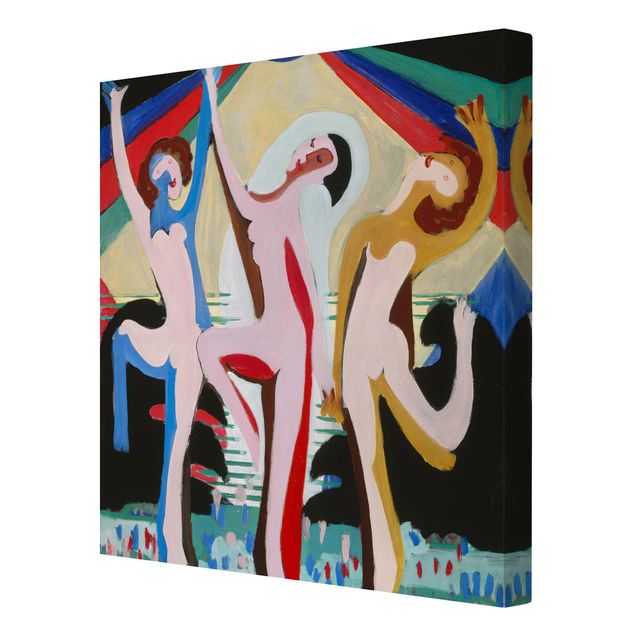 Print on canvas - Ernst Ludwig Kirchner - colour Dance