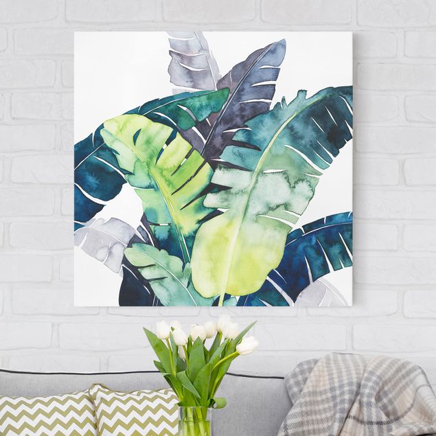 Print on canvas - Exotic Foliage - Banana