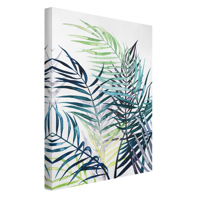 Print on canvas - Exotic Foliage - Palme