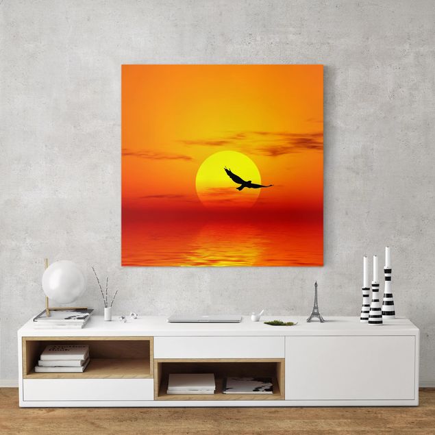 Print on canvas - Fabulous Sunset