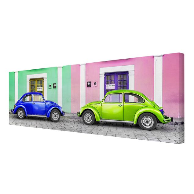 Print on canvas - Coloured Beetles