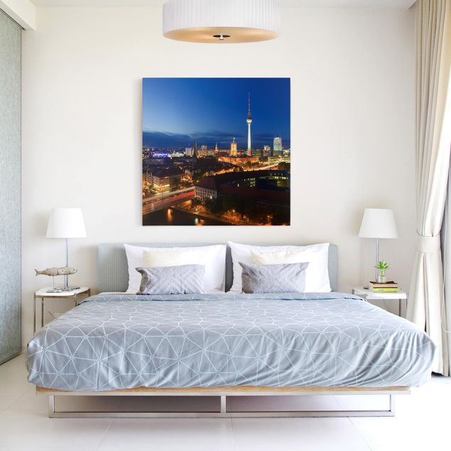 Print on canvas - TV Tower At Night