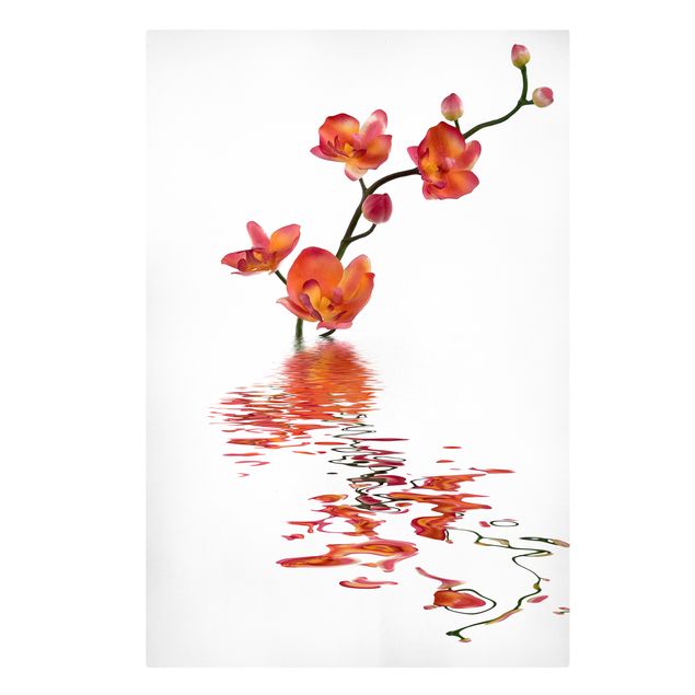 Print on canvas - Flamy Orchid Waters