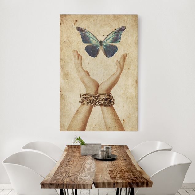 Print on canvas - Fly Butterfly!