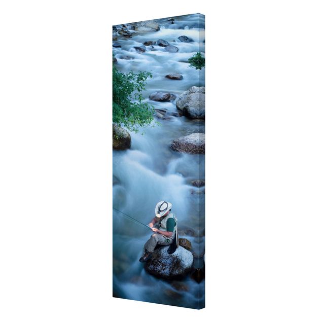 Print on canvas - Fly Fishing In Colorado