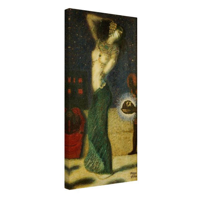 Print on canvas - Franz Von Stuck - Dancing Salome
