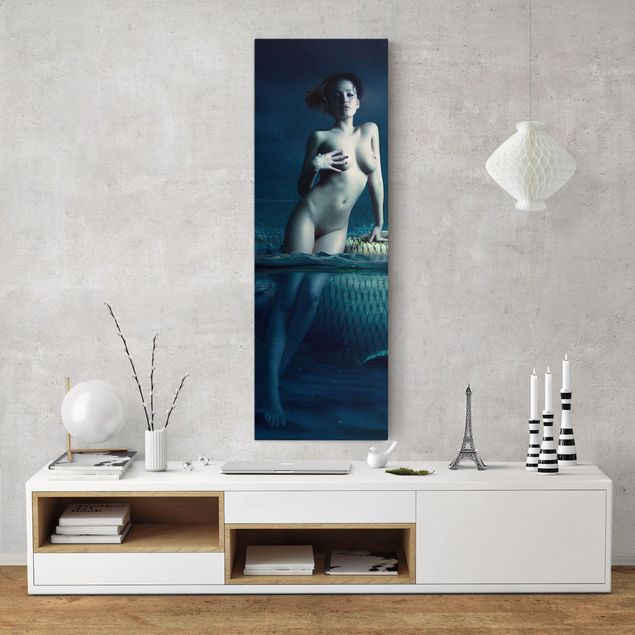 Print on canvas - Nude With Fish
