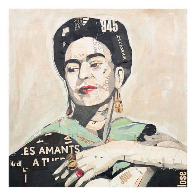 Print on canvas - Frida Kahlo - Collage No.4