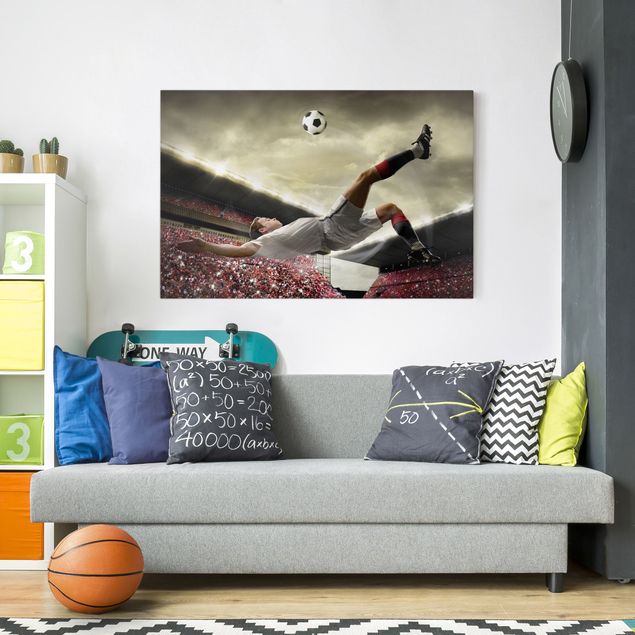 Print on canvas - Football Action