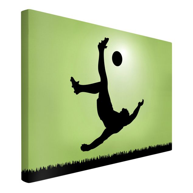 Print on canvas - Footballer In Action