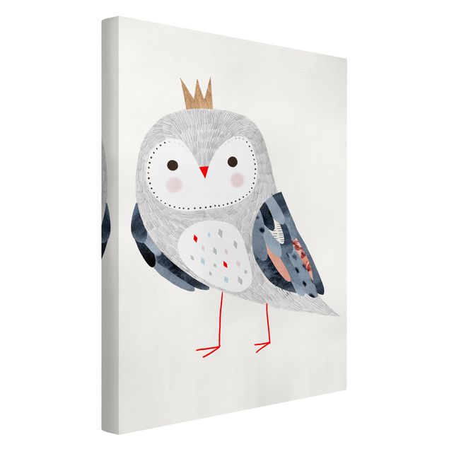 Print on canvas - Crowned Owl Light