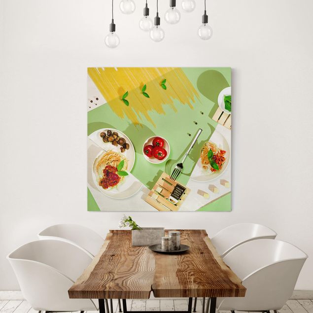 Print on canvas - Geometry In The Kitchen