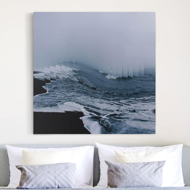 Print on canvas - Geometry Meets Wave